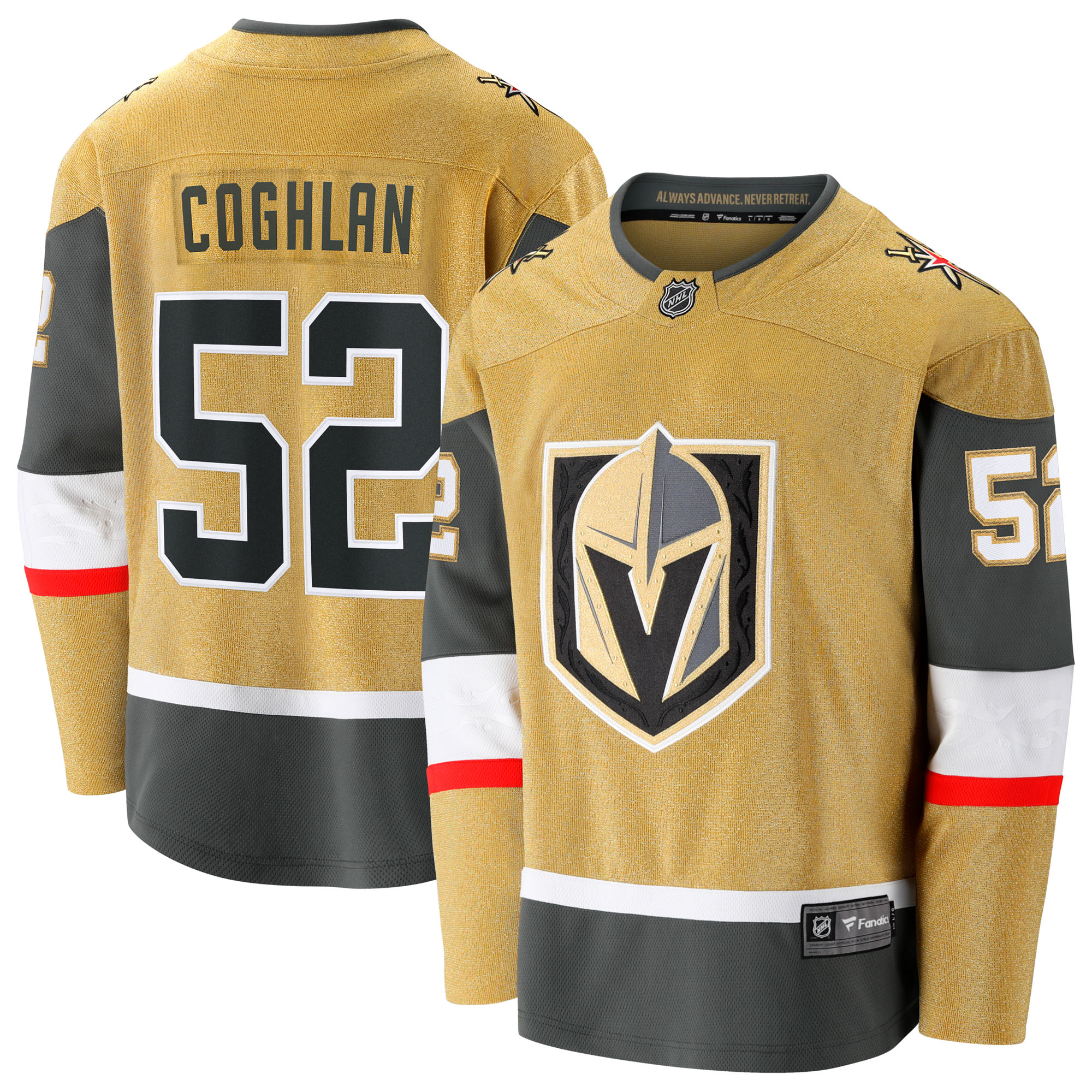 Dylan Coghlan Vegas Golden Knights Women S Home Breakaway Jersey Gold
