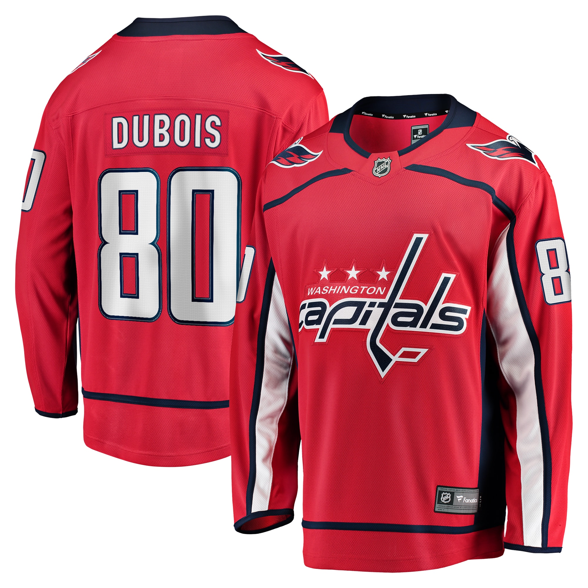 Pierre Luc Dubois Washington Capitals Youth Home Premier Breakaway Player Jersey Red Youth