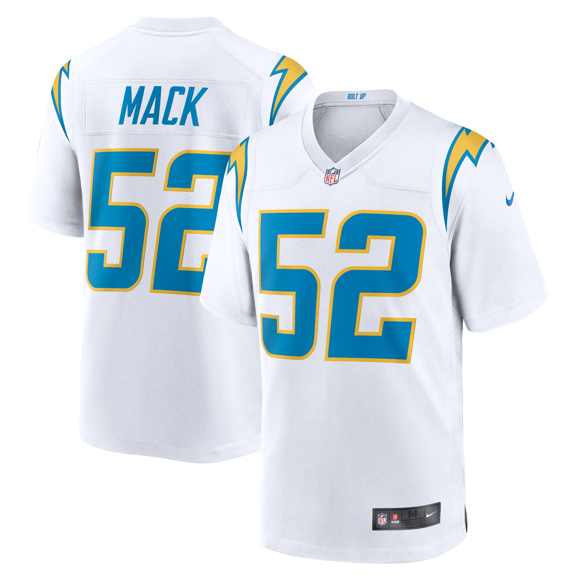 Khalil Mack Los Angeles Chargers Youth Game Jersey White Youth