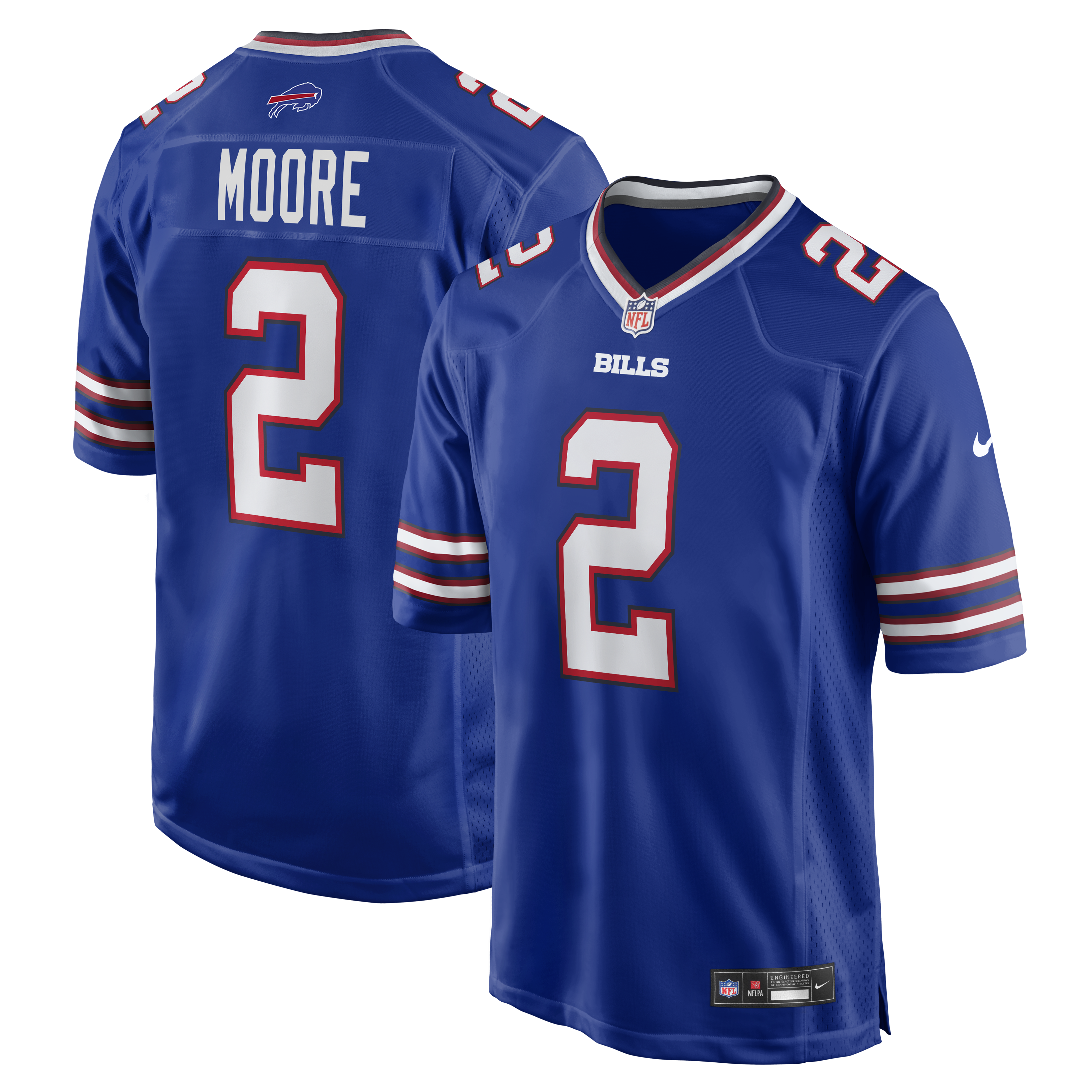 D J Moore Buffalo Bills Women S Game Jersey Royal