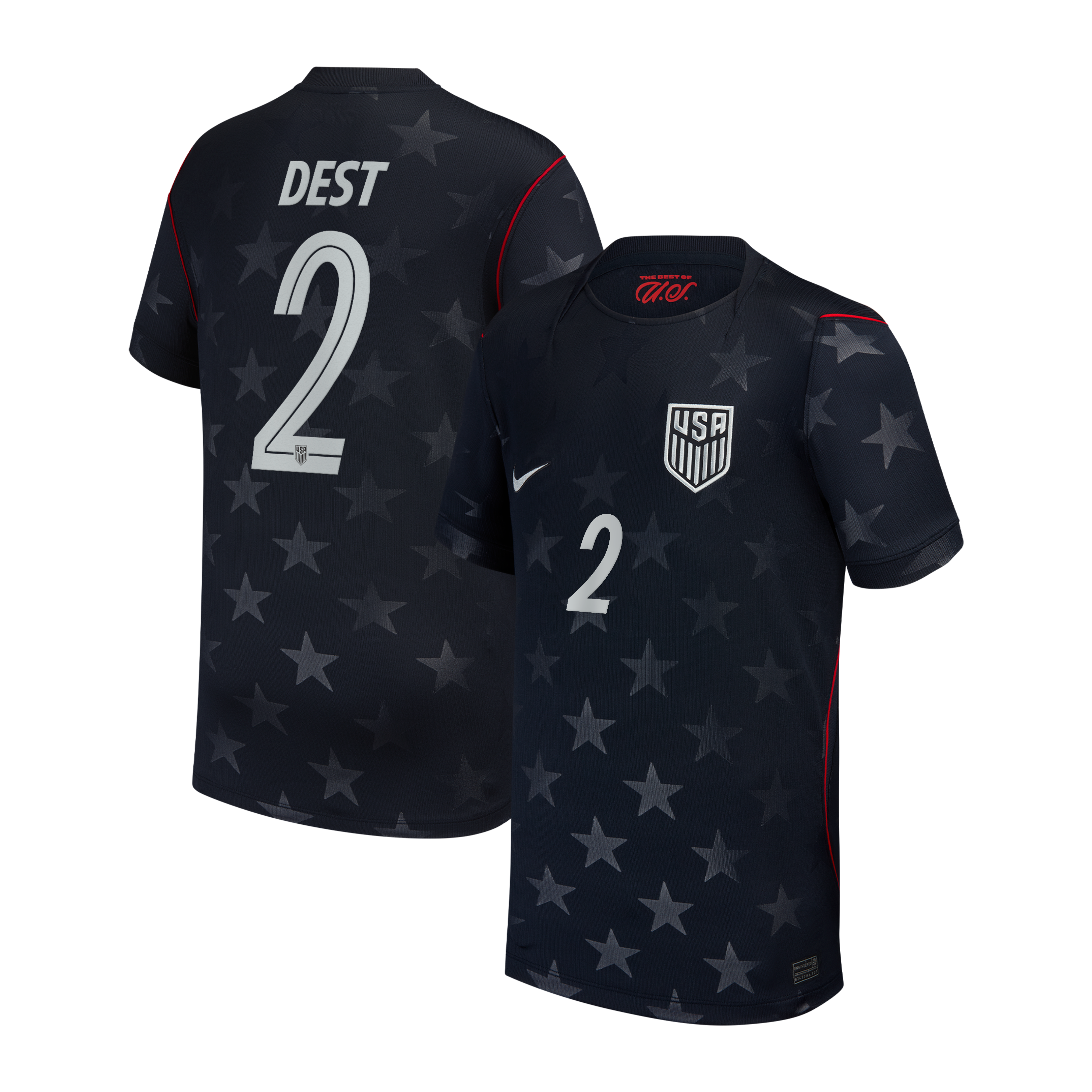Sergi O Dest Usmnt Women S 2026/27 Away Match Jersey Blue Women