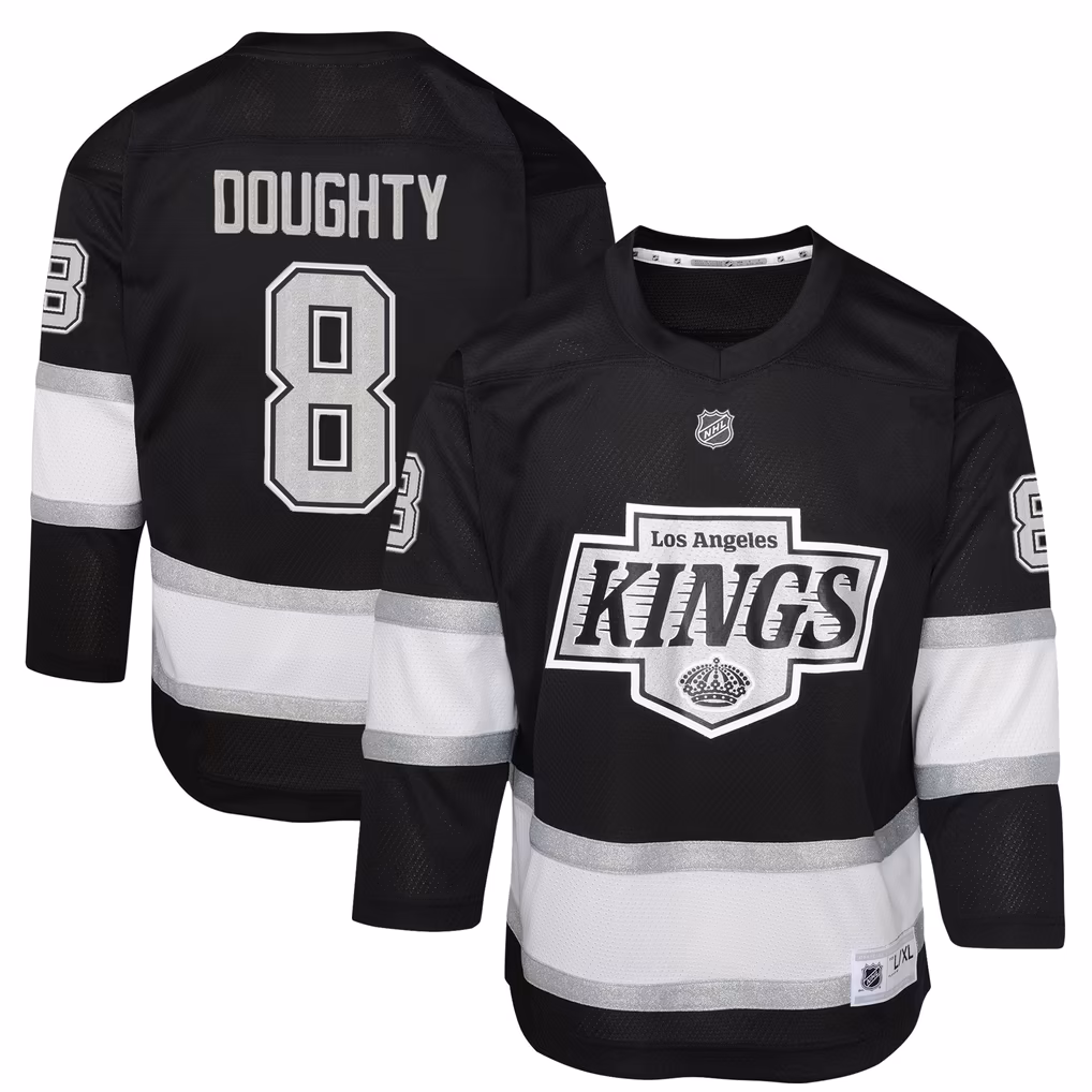 Drew Doughty Los Angeles Kings Outerstuff Youth Home Replica Player Jersey Black