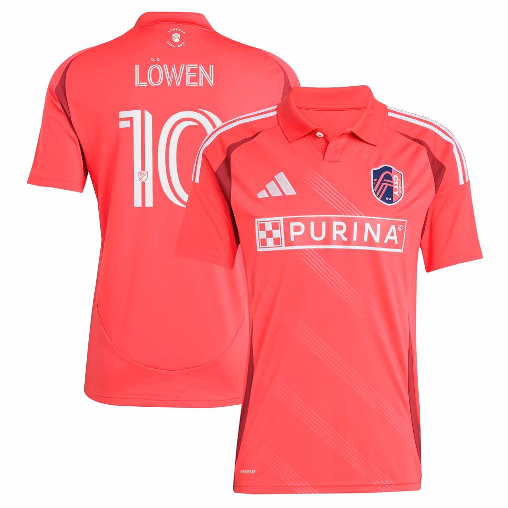 Eduard L Wen St Louis City Sc Youth 2025 Forever City Red Replica Player Jersey Red