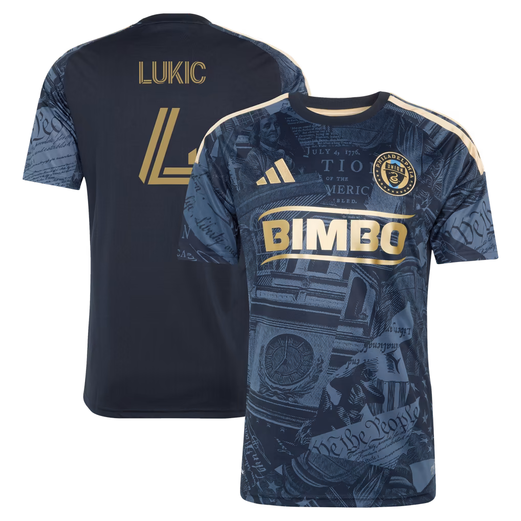 Jovan Luki Philadelphia Union 2026 1776 Kit Replica Jersey Navy