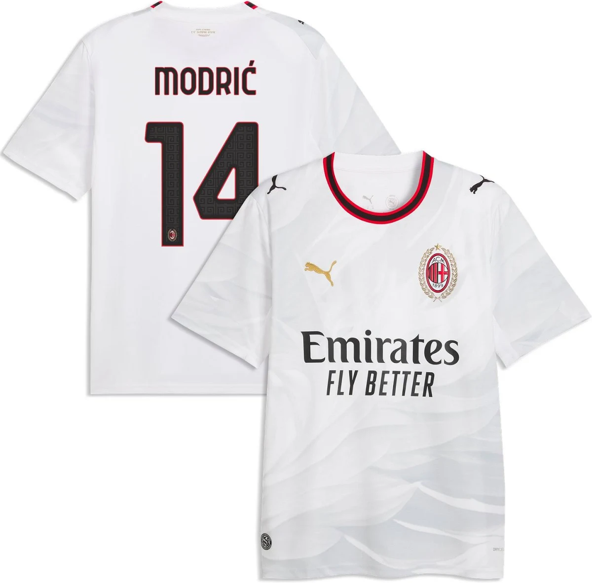 Luka Modri Ac Milan 2026/27 Away Replica Jersey White