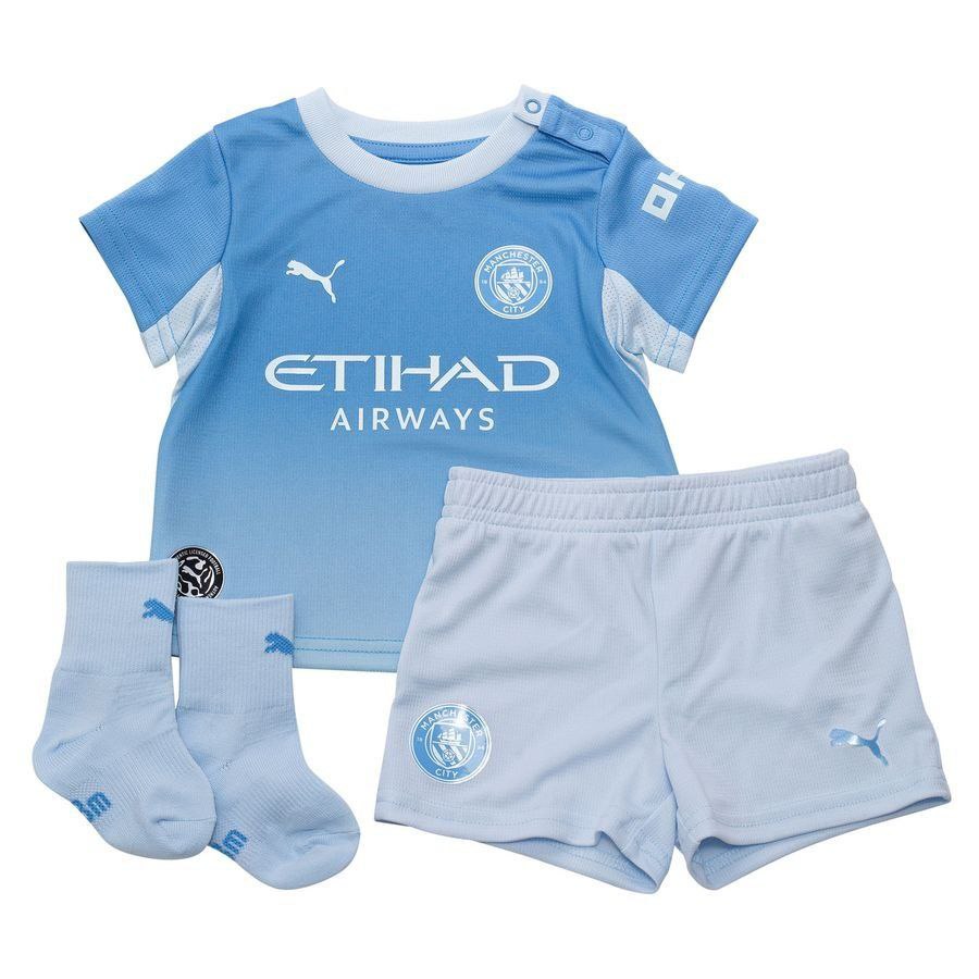 Youth Manchester City Home Shirt Soccer Jersey
