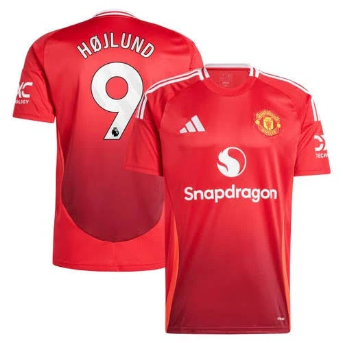 Rasmus H Jlund Manchester United Women S 2024/25 Home Replica Player Jersey Red