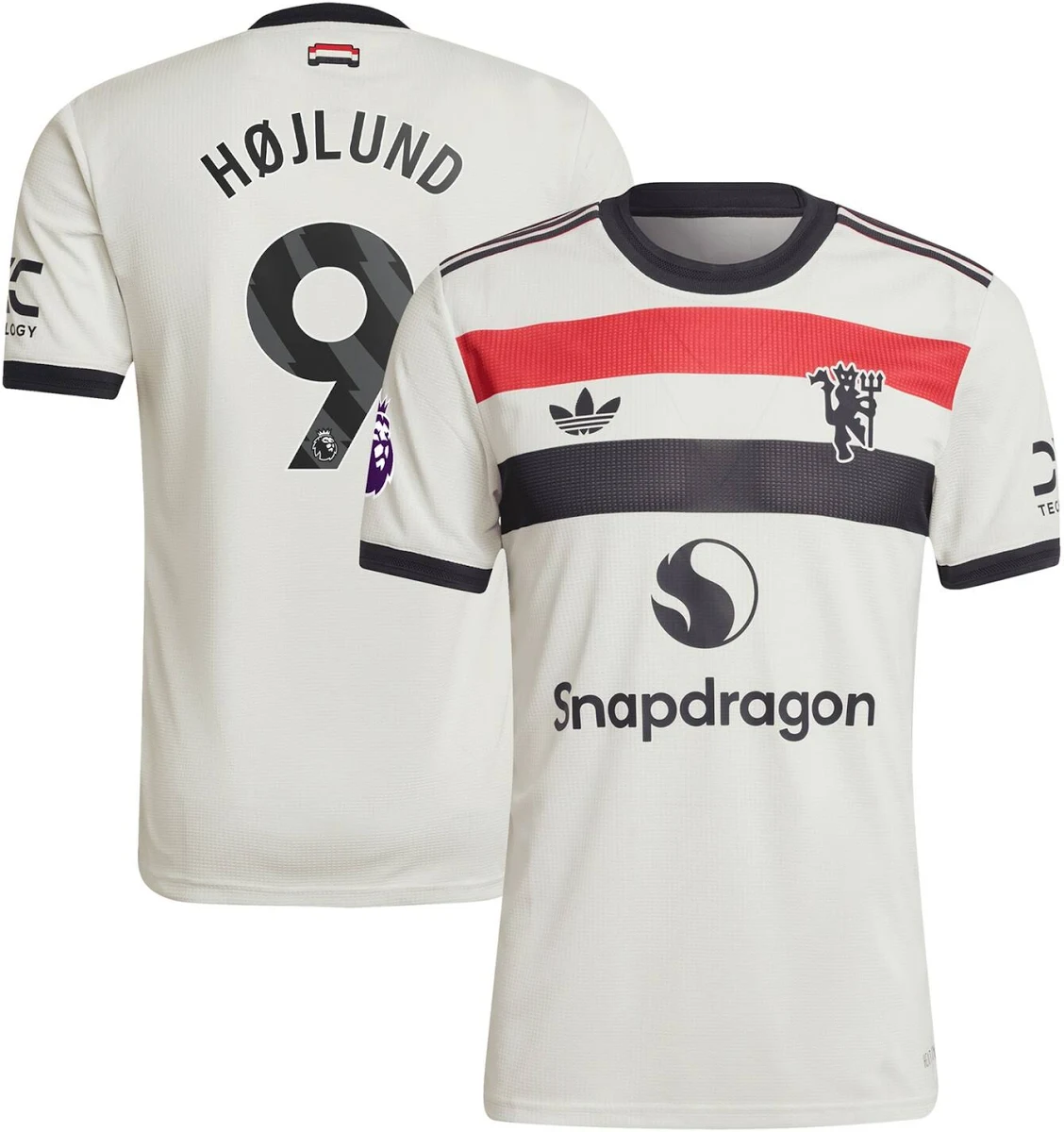 Rasmus H Jlund Manchester United Originals Women S 2024/25 Third Replica Jersey Cream