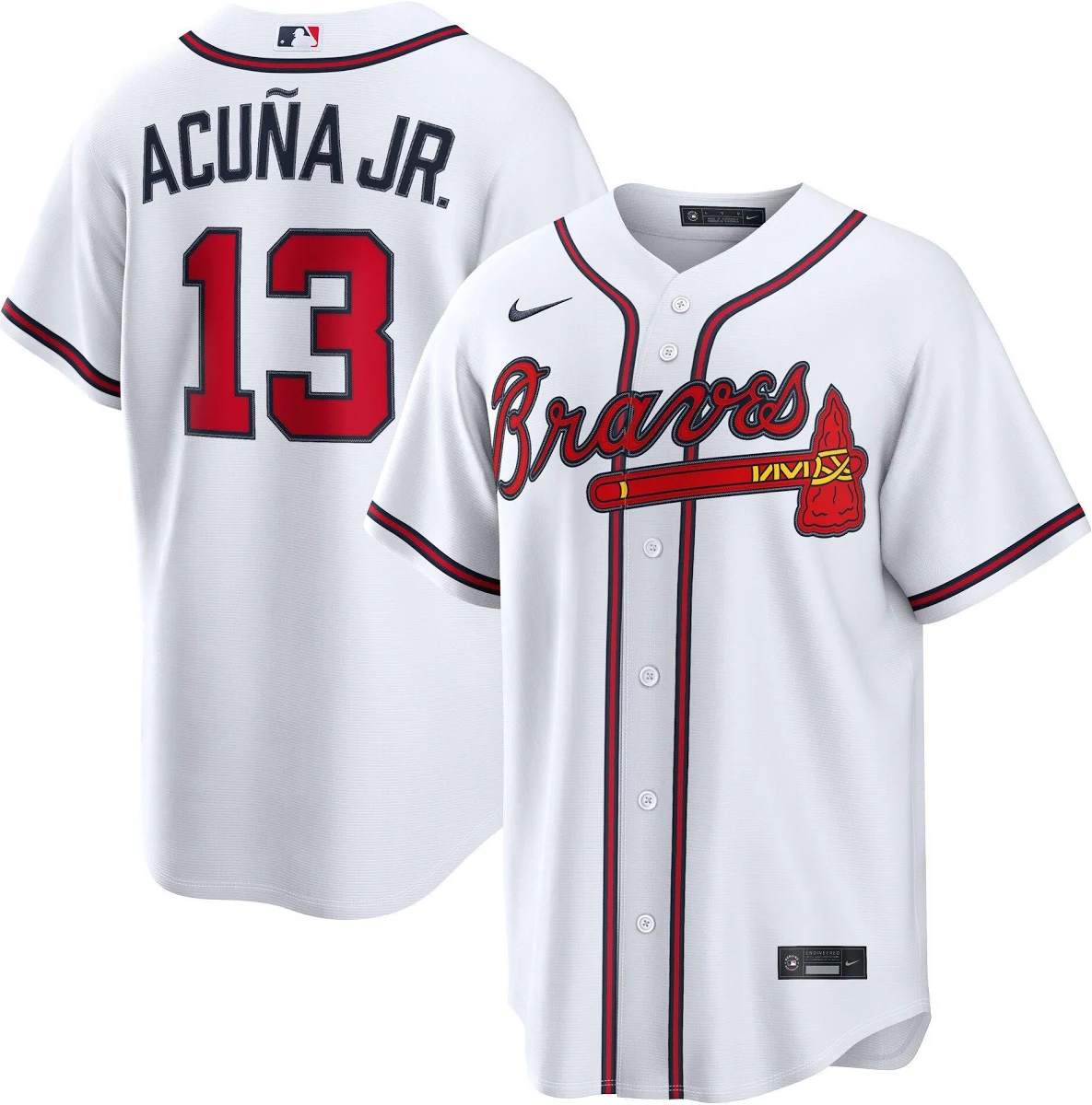 Ronald Acu A Jr Atlanta Braves Home Replica Jersey White