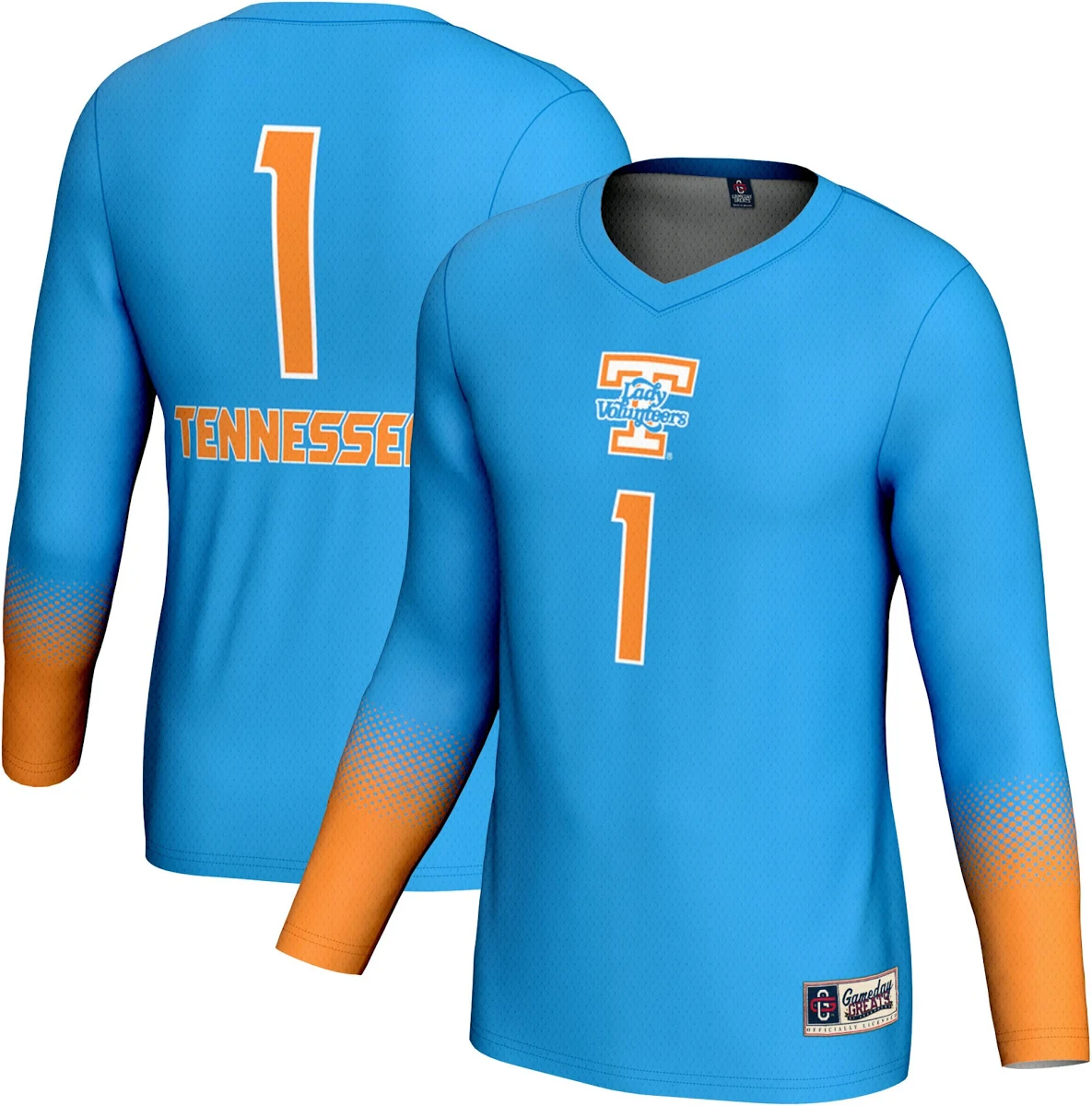 Tennessee Volunteers Gameday Greats Volleyball Fashion Jersey Blue Men