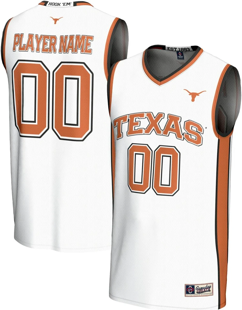 Texas Longhorns Women S Gameday Greats Nil Pick A Player Lightweight Basketball Fashion Jersey White Women