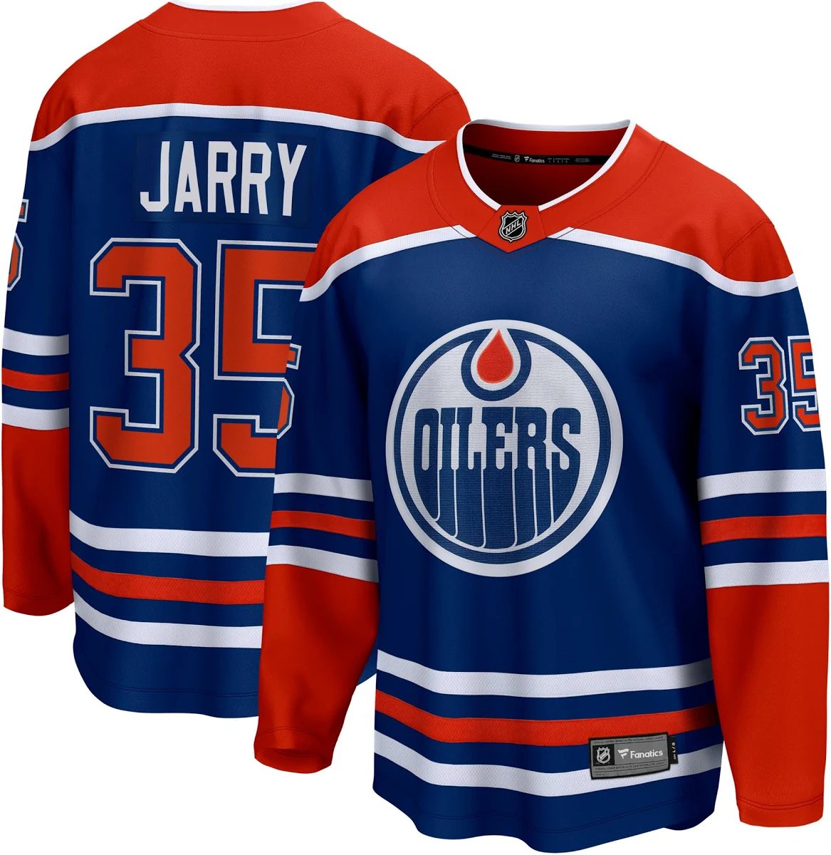 Tristan Jarry Edmonton Oilers Youth Home Premier Breakaway Player Jersey Royal Youth