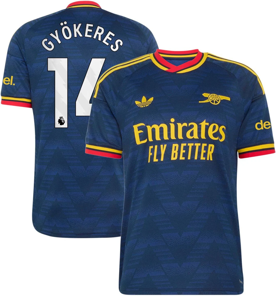 Viktor Gy Keres Arsenal 2026/27 Away Replica Jersey Navy