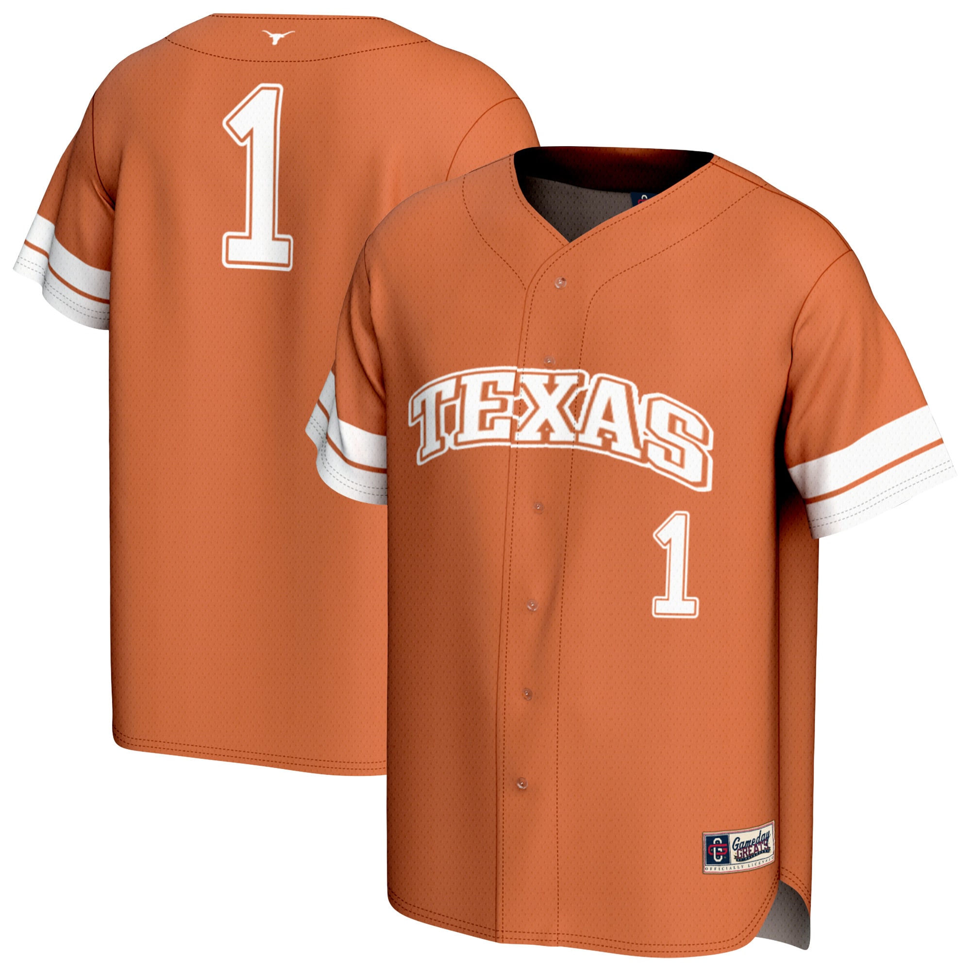 Texas Longhorns Women S Gameday Greats Collegiate Baseball Fashion Jersey Texas Orange Women