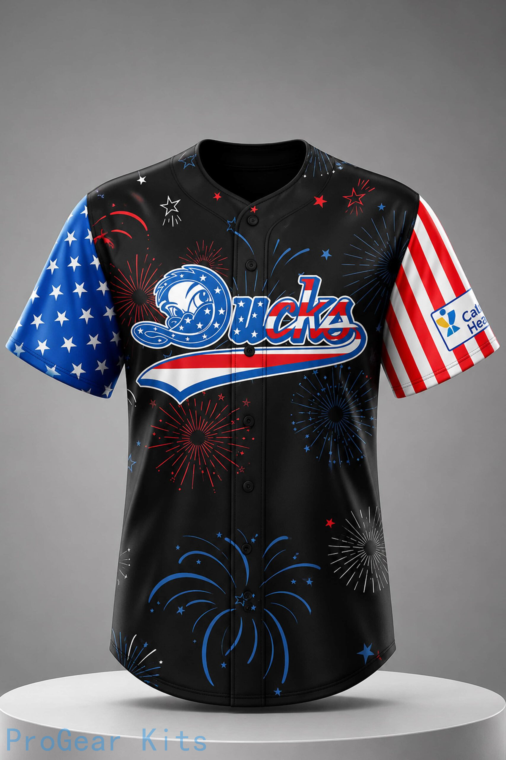 Ducks Celebrating MLB Jersey