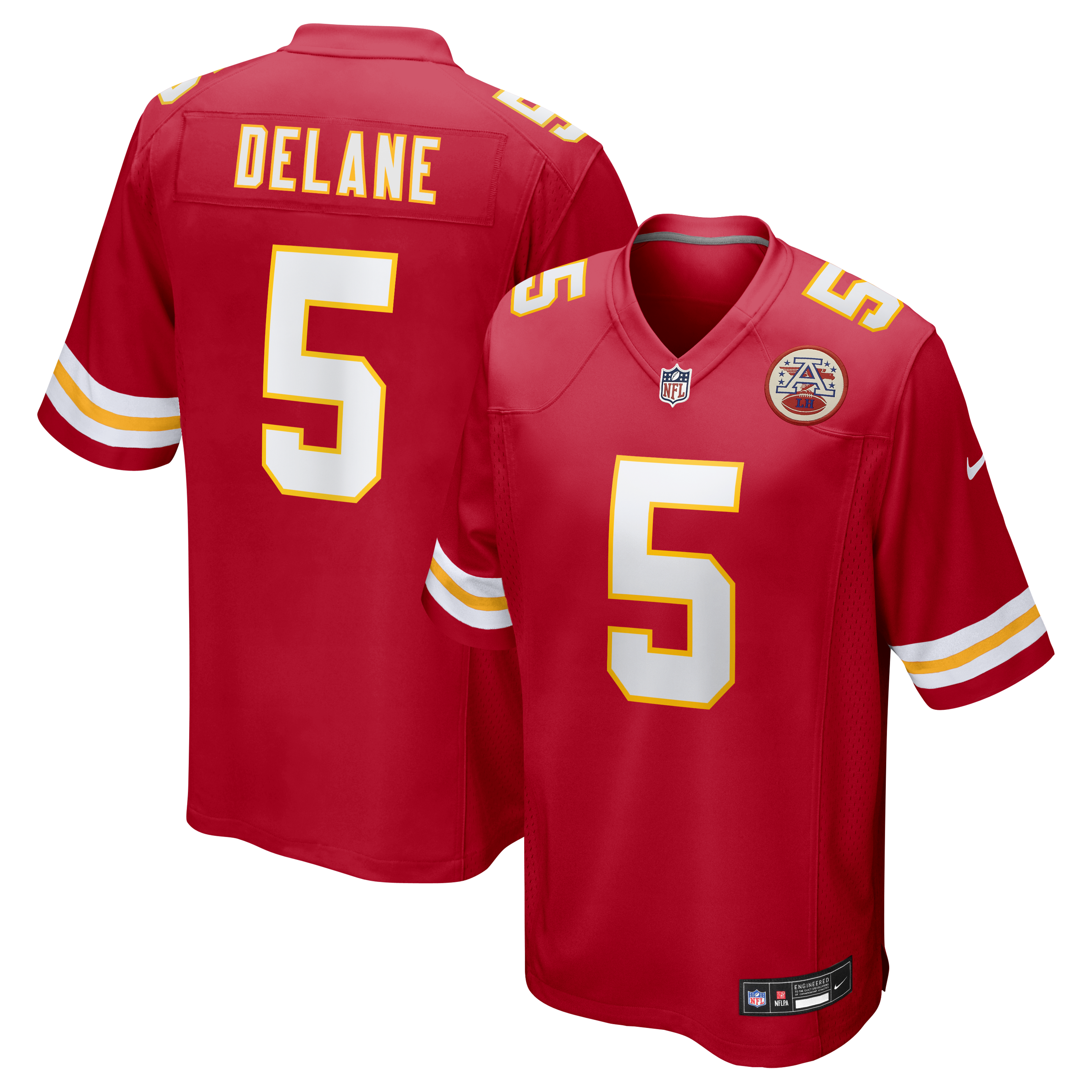 Kansas City Chiefs Women S 2026 Nfl Draft First Round Pick No 6 Team Game Jersey Red Women