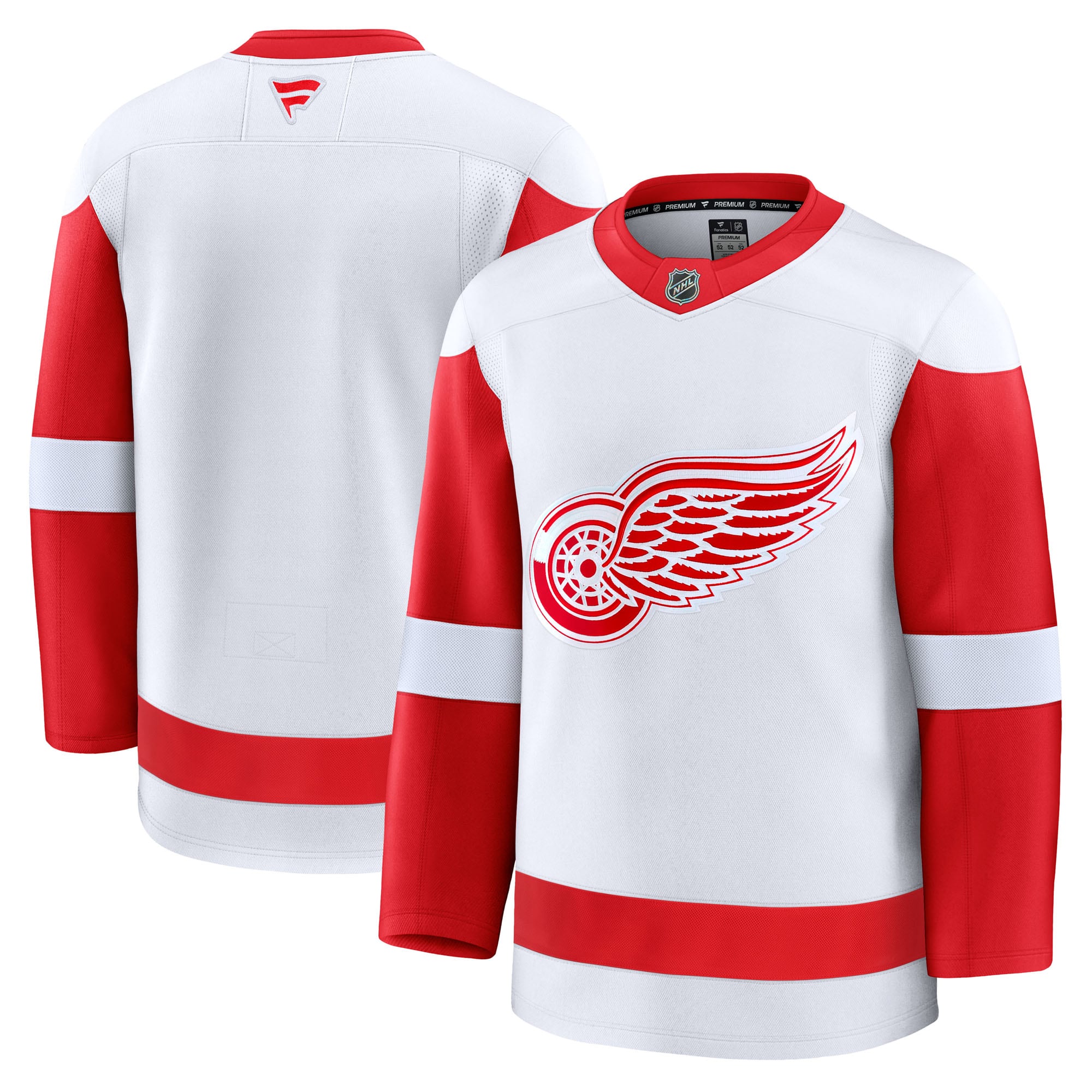 Detroit Red Wings Youth Away Premium Jersey White Youth
