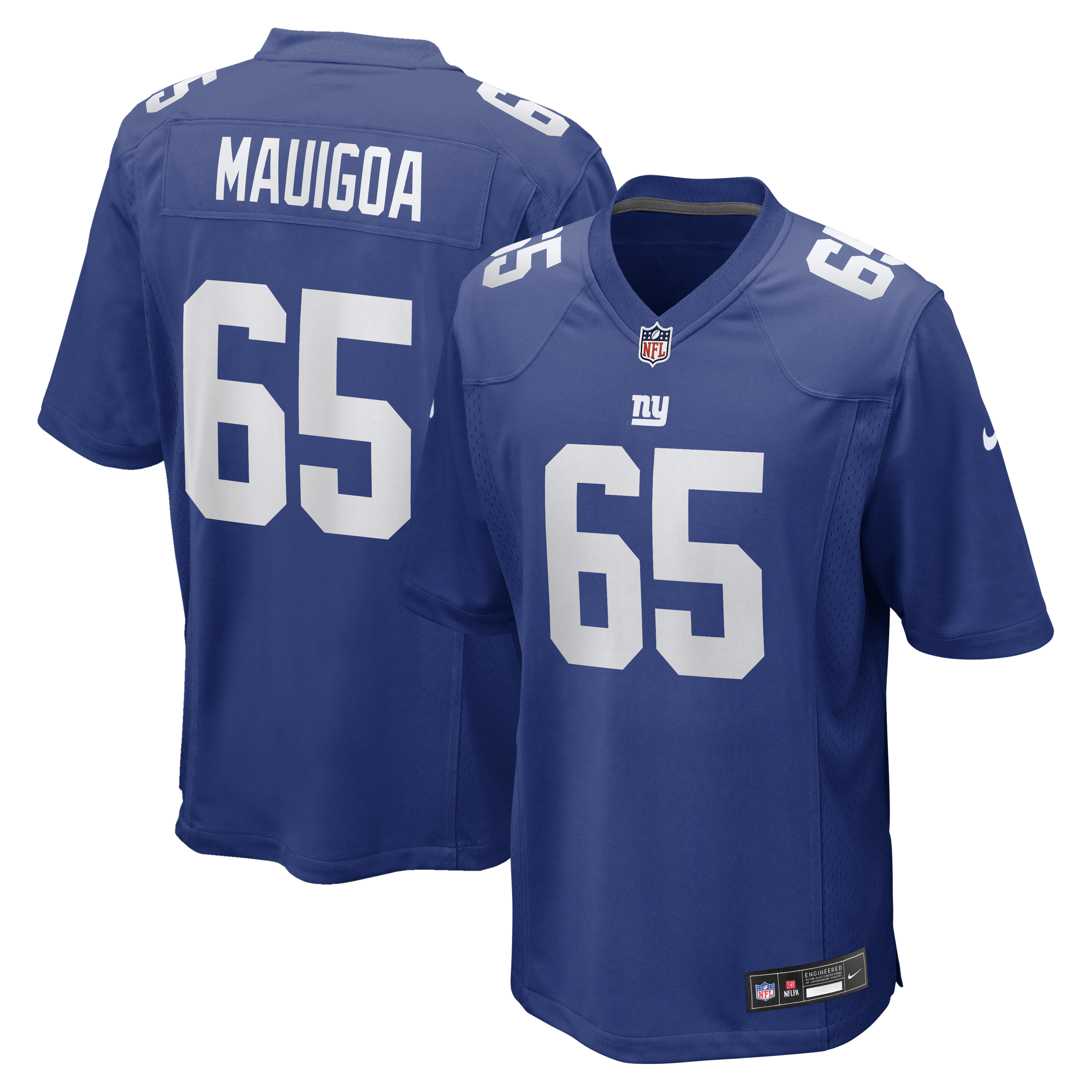 Francis Mauigoa New York Giants Youth 2026 Nfl Draft First Round Pick No 10 Team Game Jersey Royal Youth
