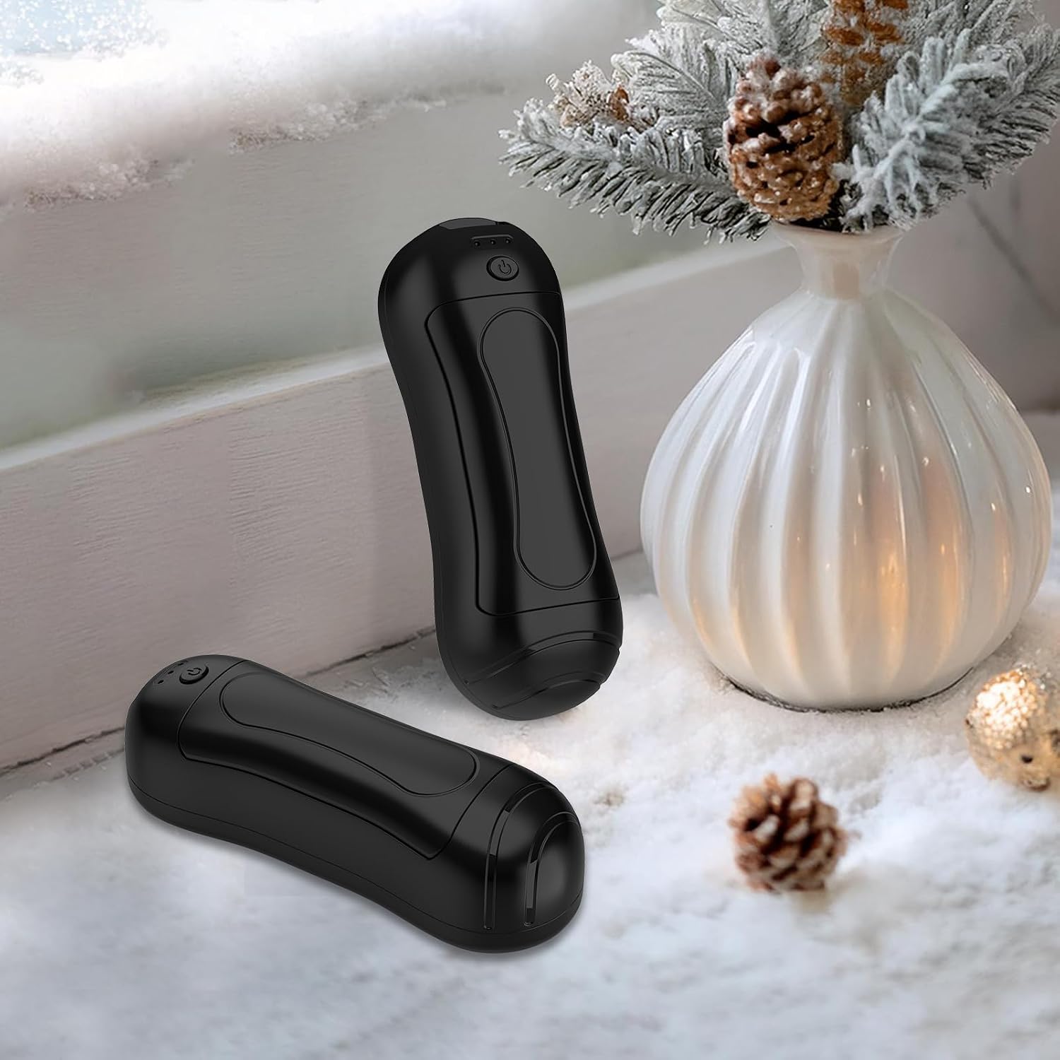 2-in-1 Hand Warmer,Cylindrical,Portable 6000mAh,3 Heat Modes | Pocket heater,compact lightweight and practical, great for camping, travel, outdoor work,daily use & ideal gift for everyone