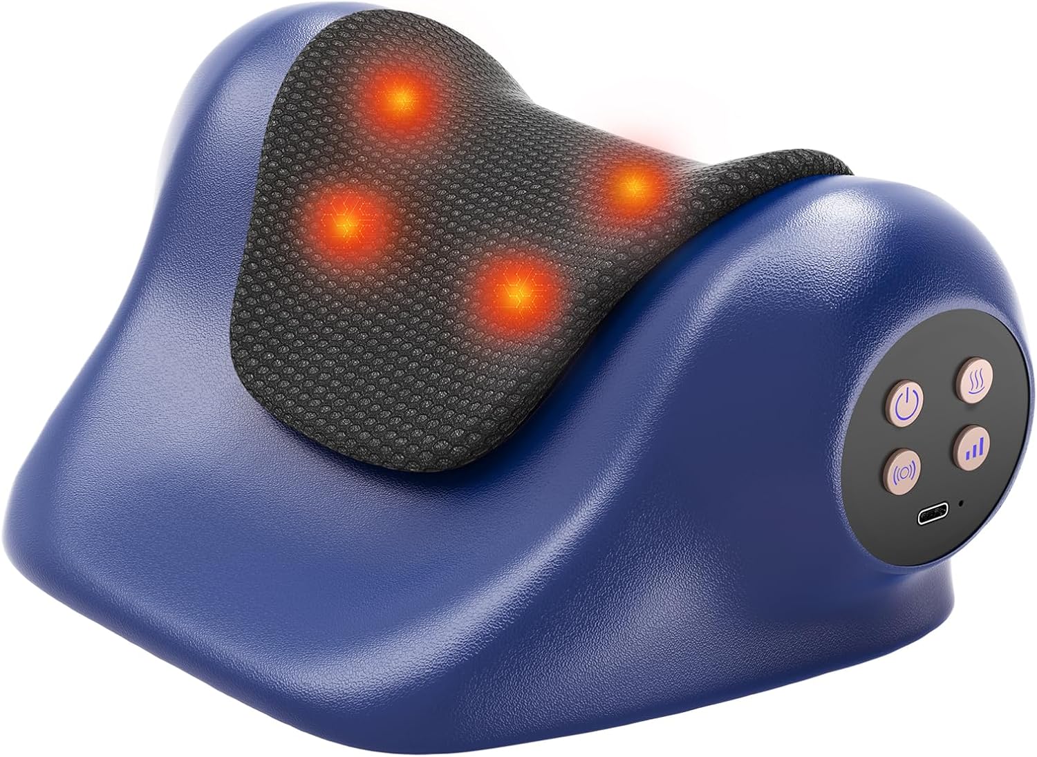 Masajeador de cuello con calor, almohada masajeadora de cuello con 3 modos y calor, masaje eléctrico inalámbrico 3 en 1 de hombro con 2000 mAh, regalo para mujeres y hombres de Navidad | 3-in-1 Wireless Electric Shoulder Massage with 2000mAH, Gift for Wom