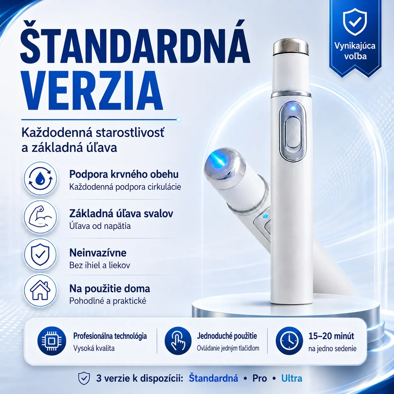 Pokročilá terapia akustickou rázovou vlnou obnovuje zdravie tkanív penisu, zvyšuje pevnosť erekcie, výdrž a sebavedomie mužov a zároveň zmierňuje bolesti svalov, stuhnutosť kĺbov a bolesti šliach.
