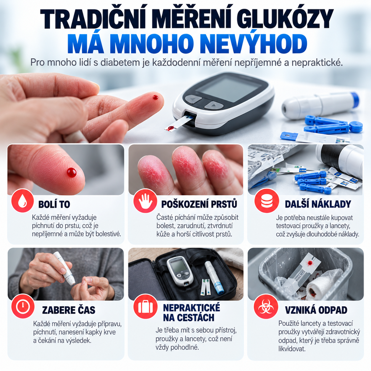 ❤❤OMRON  – Chytrý měřič glukózy bez píchání do prstu❤❤