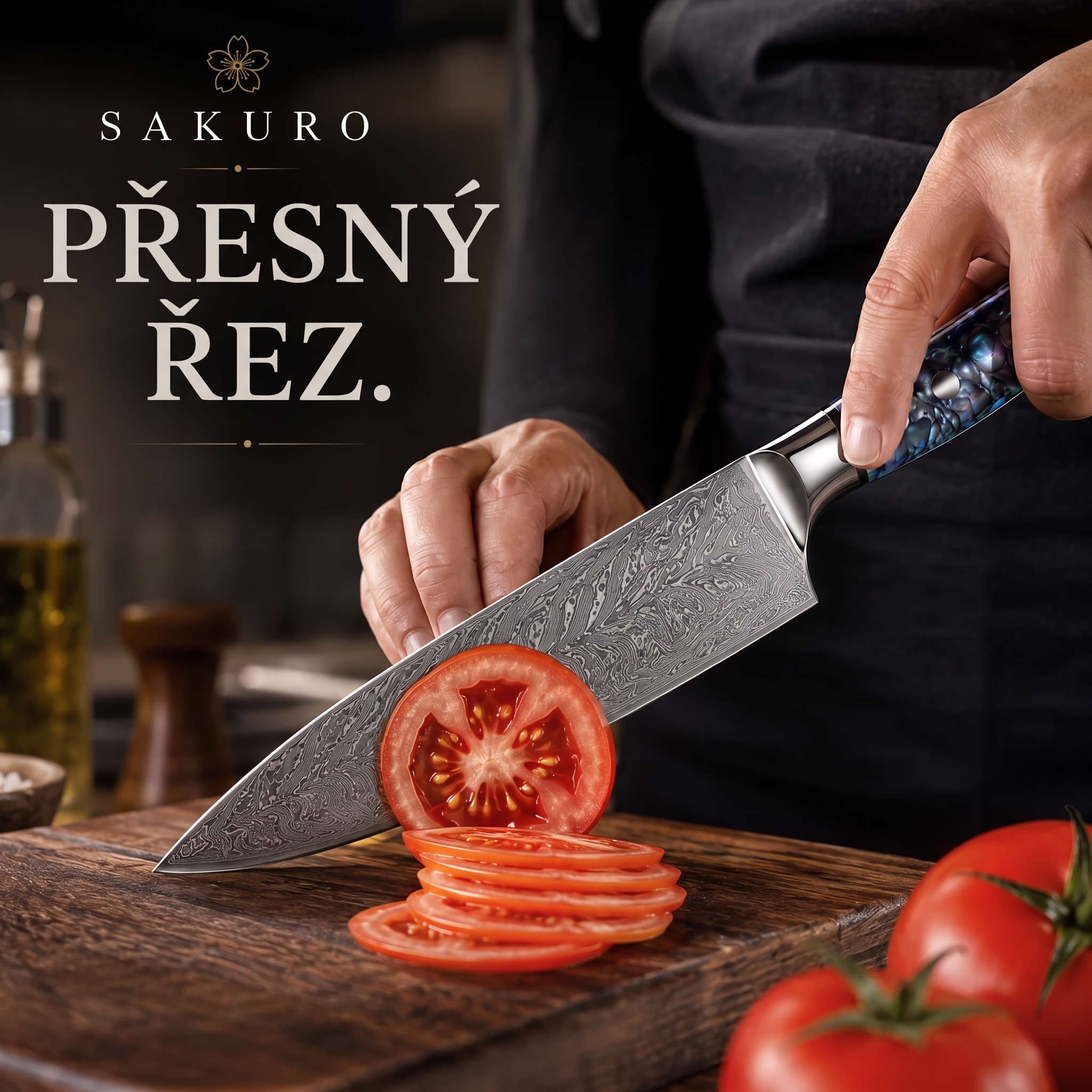 SAKURO AURORA™ – 67vrstvá sada damaškových nožů