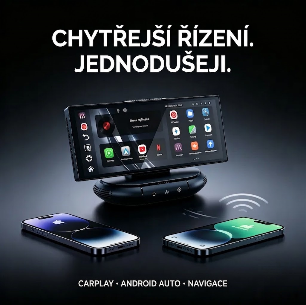 Systém běží na platformě Android 15 a podporuje CarPlay; pro lepší zážitek ze zábavy ve voze nabízí čističku vzduchu, 128 GB úložiště, funkci rozdělené obrazovky a hlasové ovládání Gemini.