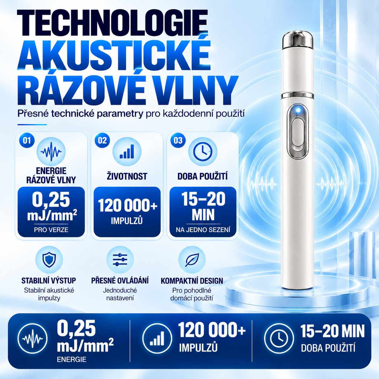 ⚡ Nová technologie akustických rázových vln! Pomáhá vám obnovit sexuální zdraví 💪 a ulevit od bolesti svalů, kloubů a šlach 🦵