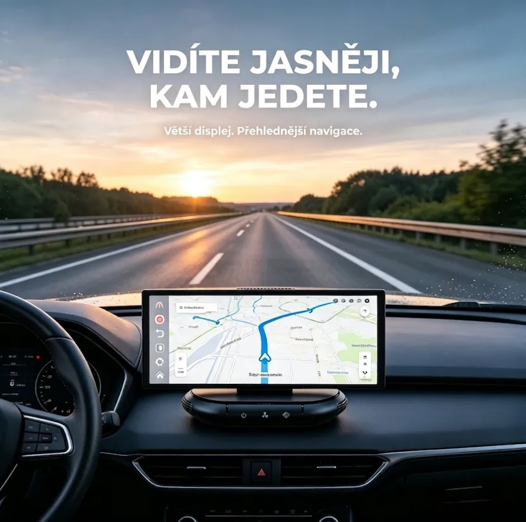 Systém běží na platformě Android 15 a podporuje CarPlay; pro lepší zážitek ze zábavy ve voze nabízí čističku vzduchu, 128 GB úložiště, funkci rozdělené obrazovky a hlasové ovládání Gemini.