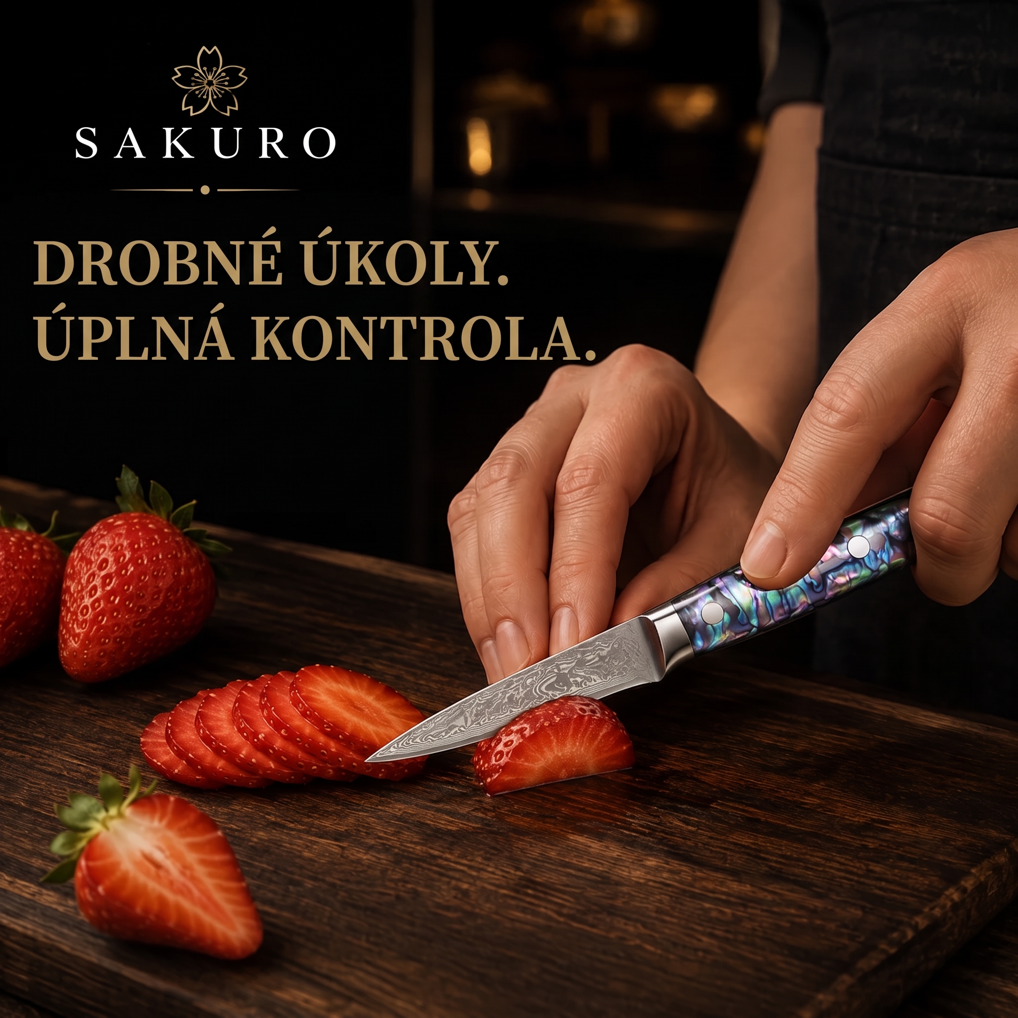 SAKURO AURORA™ – 67vrstvá sada damaškových nožů