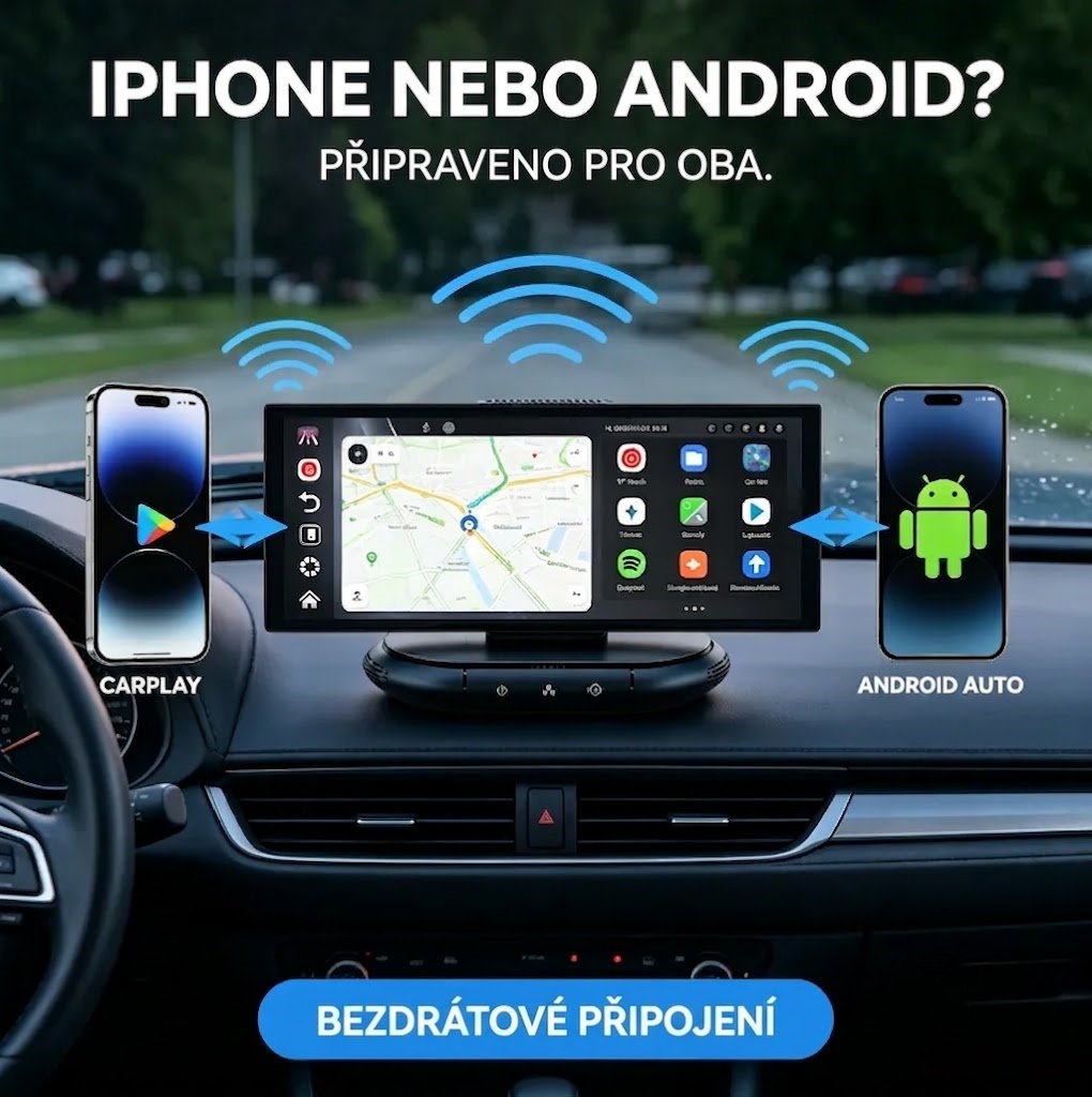 Systém běží na platformě Android 15 a podporuje CarPlay; pro lepší zážitek ze zábavy ve voze nabízí čističku vzduchu, 128 GB úložiště, funkci rozdělené obrazovky a hlasové ovládání Gemini.