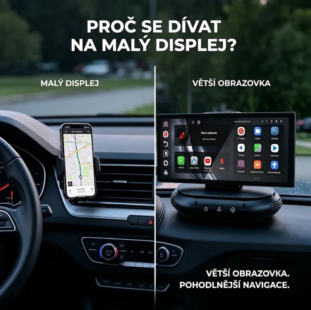 Systém běží na platformě Android 15 a podporuje CarPlay; pro lepší zážitek ze zábavy ve voze nabízí čističku vzduchu, 128 GB úložiště, funkci rozdělené obrazovky a hlasové ovládání Gemini.