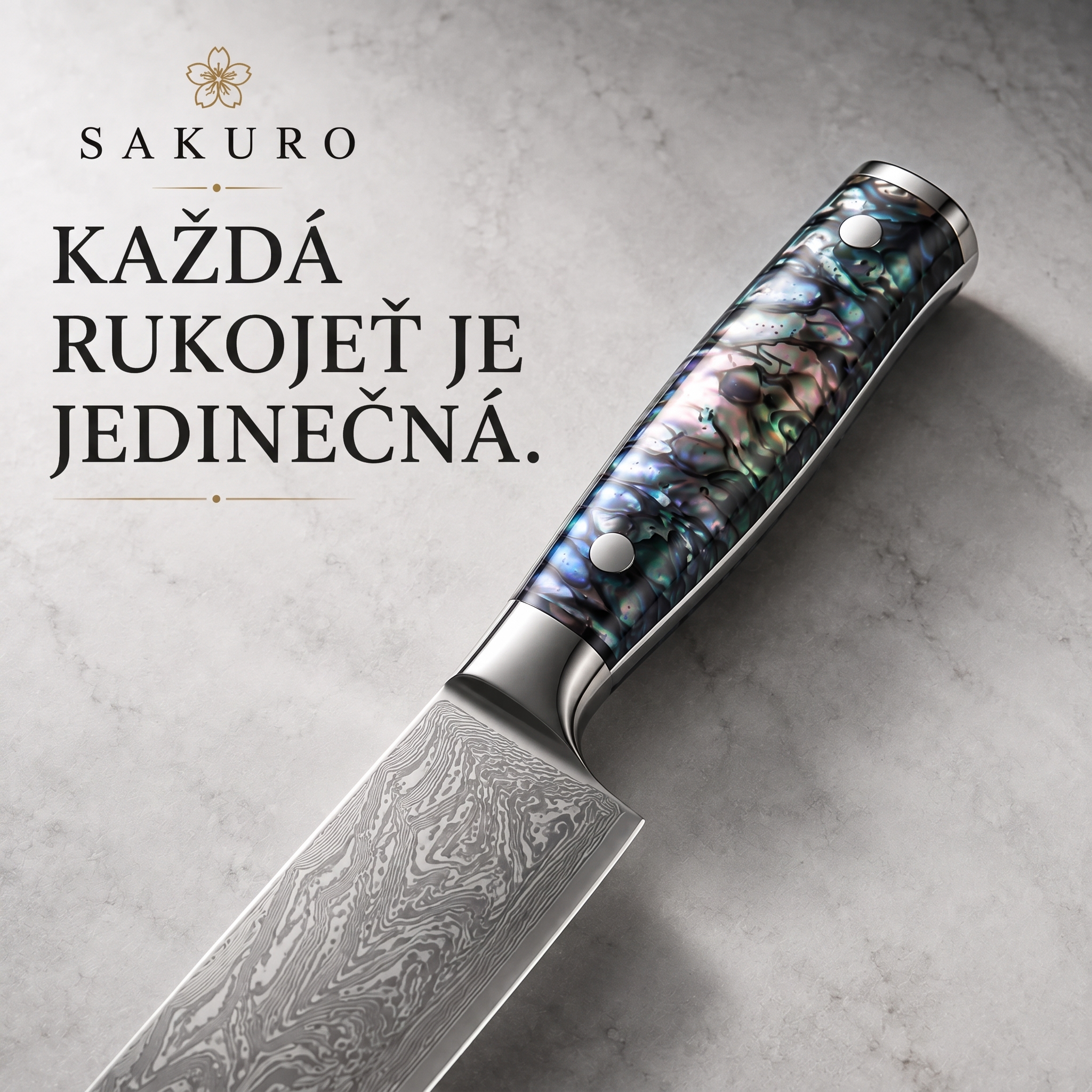 SAKURO AURORA™ – 67vrstvá sada damaškových nožů