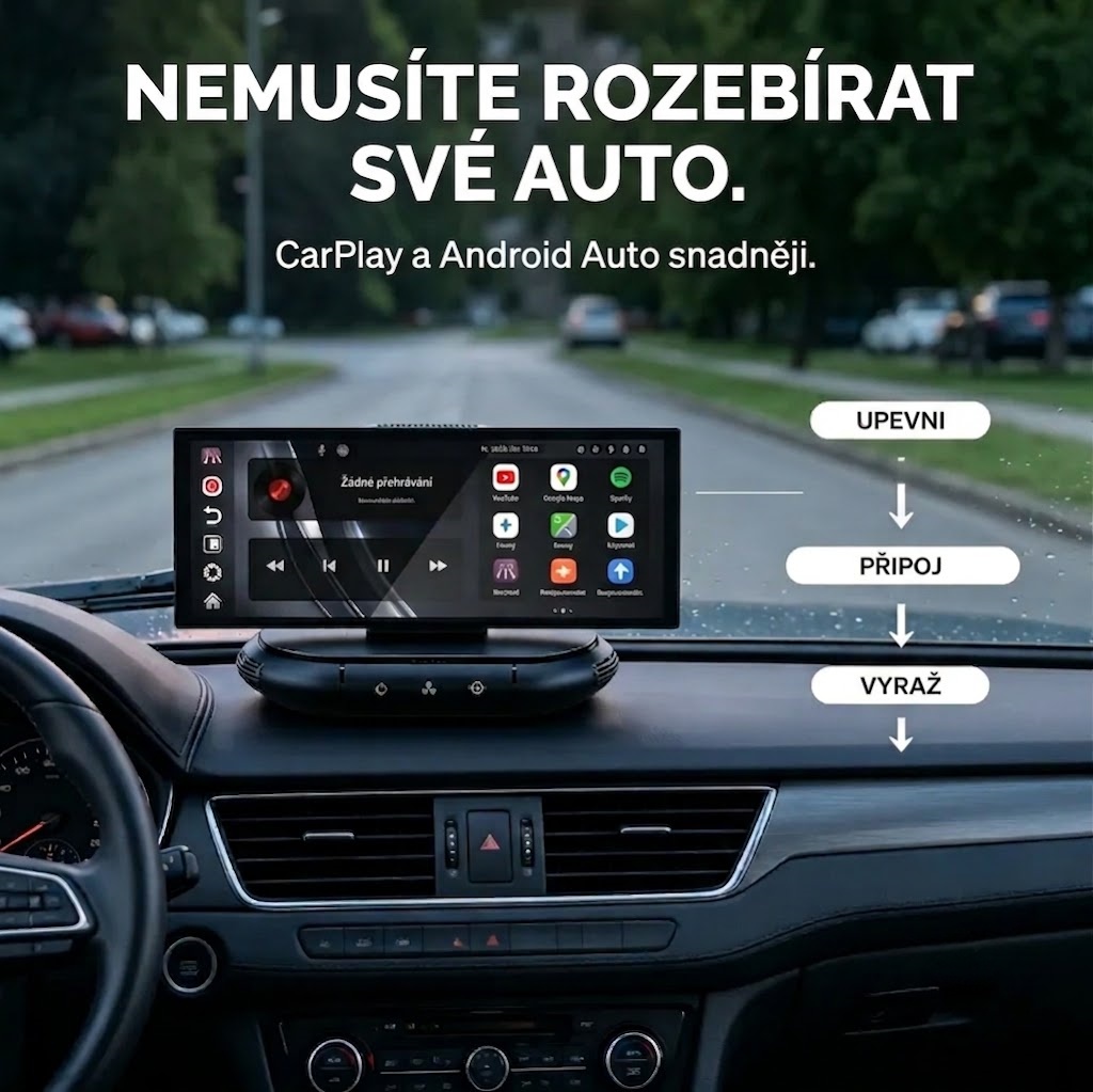 Systém běží na platformě Android 15 a podporuje CarPlay; pro lepší zážitek ze zábavy ve voze nabízí čističku vzduchu, 128 GB úložiště, funkci rozdělené obrazovky a hlasové ovládání Gemini.