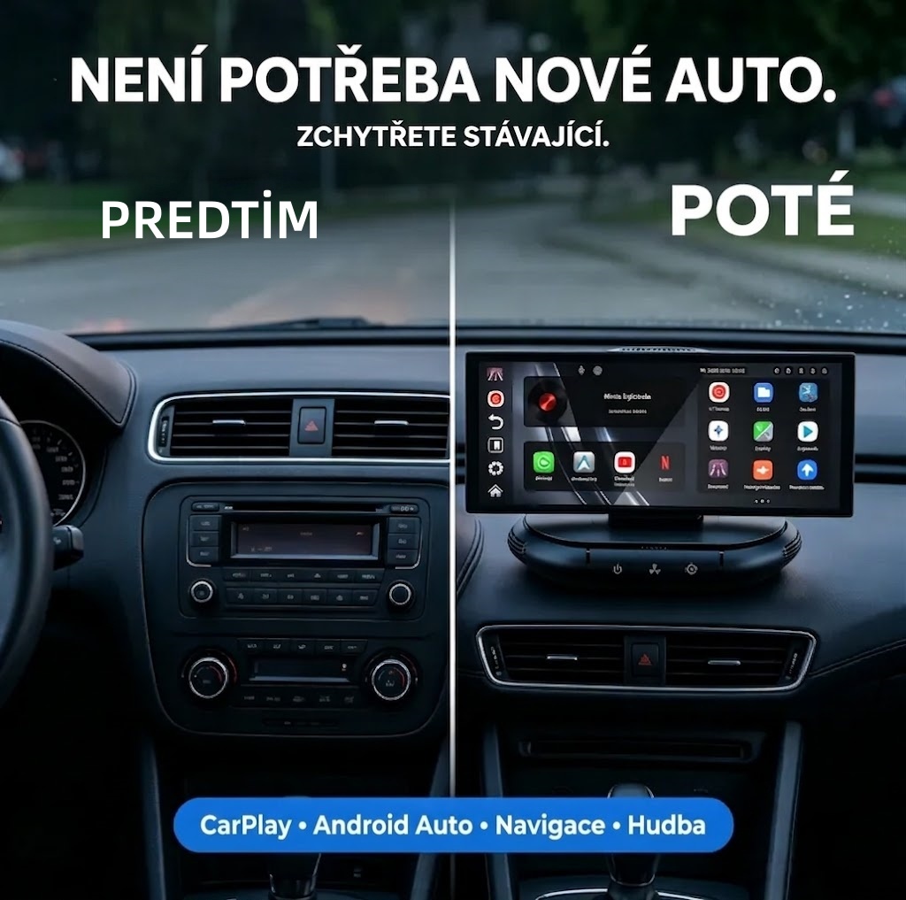 Systém běží na platformě Android 15 a podporuje CarPlay; pro lepší zážitek ze zábavy ve voze nabízí čističku vzduchu, 128 GB úložiště, funkci rozdělené obrazovky a hlasové ovládání Gemini.