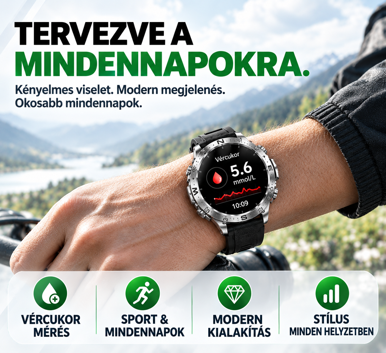 CASIO Okosóra – Modern Technológia, Prémium Megjelenés és Intelligens Funkciók a Mindennapokra