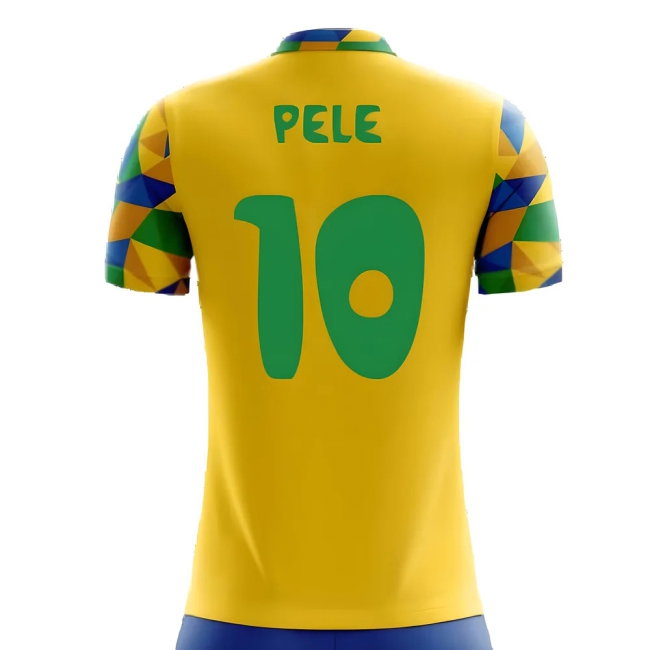 2025-2026 Brazil Home Concept Football Shirt (Pele 10)