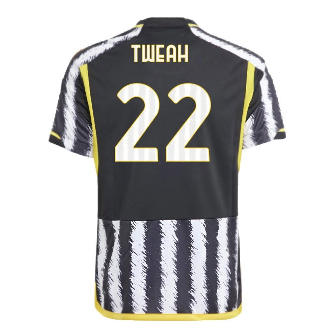 2023-2024 Juventus Home Shirt (Kids) (T Weah 22)