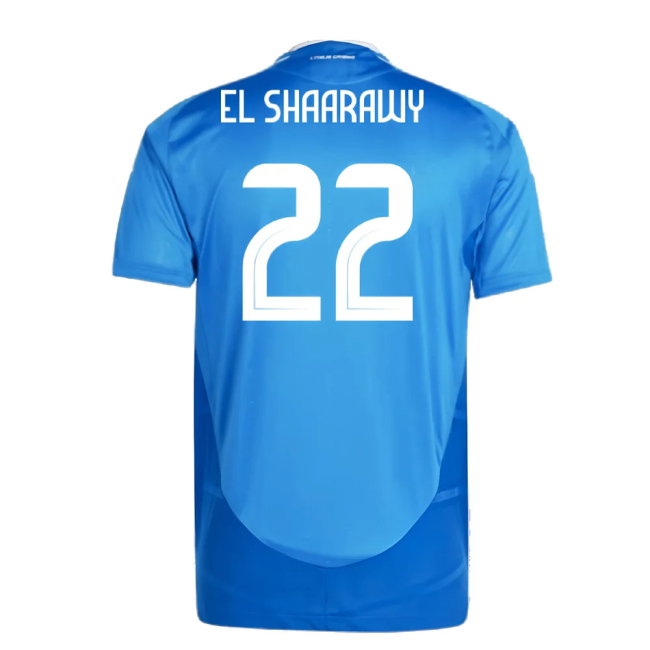 2024-2025 Italy Authentic Home Shirt (EL SHAARAWY 22)
