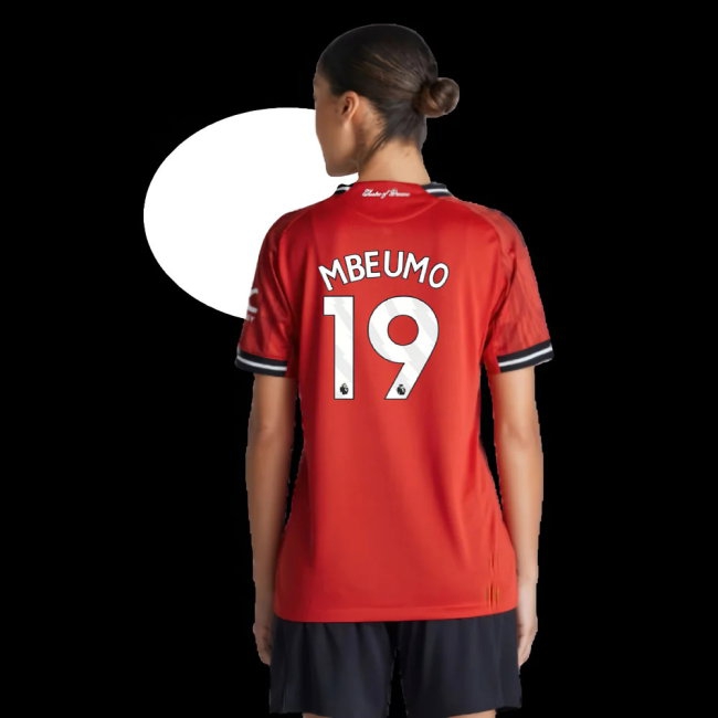 2025-2026 Man Utd Authentic Home Shirt (Womens) (Mbeumo 19)