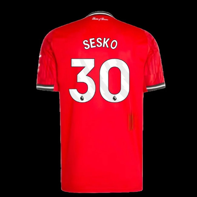2025-2026 Man Utd Home Shirt (Sesko 30)