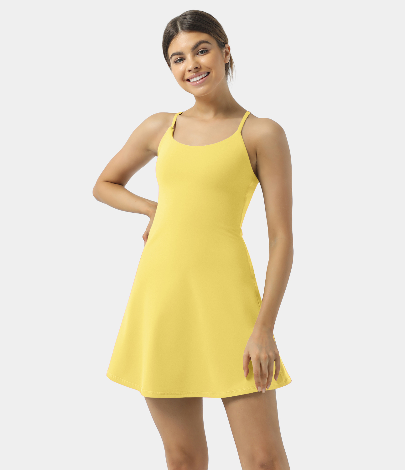 Softlyzero Plush Backless Active Dress-Easy Peezy Edition