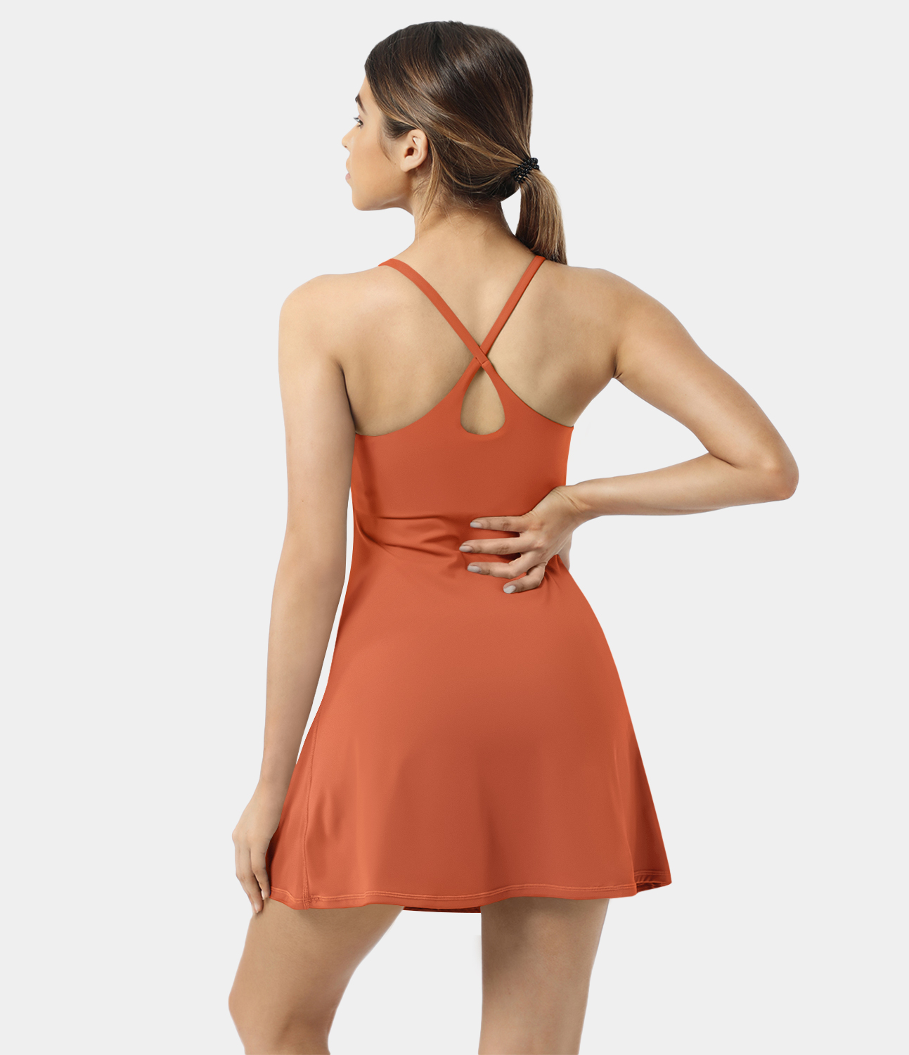 Softlyzero Plush Backless Active Dress-Easy Peezy Edition