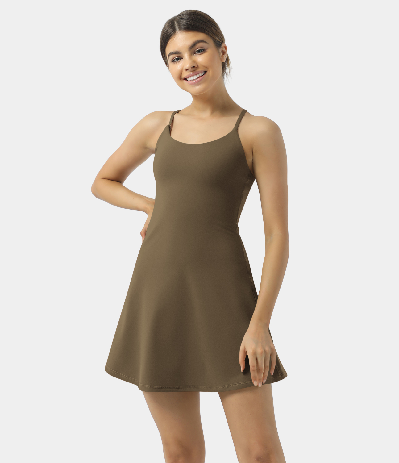Softlyzero Plush Backless Active Dress-Easy Peezy Edition