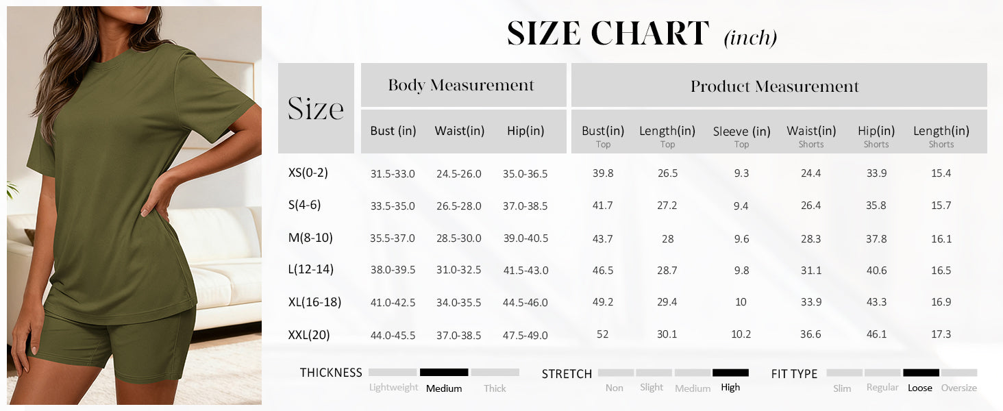 Women's Two Piece Matching Lounge Sets Summer Casual Tops Short Sleeve Shirts Shorts Travel Airport Outfits
