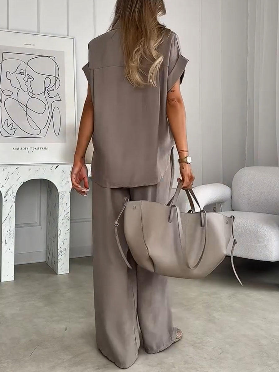 Women's Lapel Loose and Comfortable Casual Suit