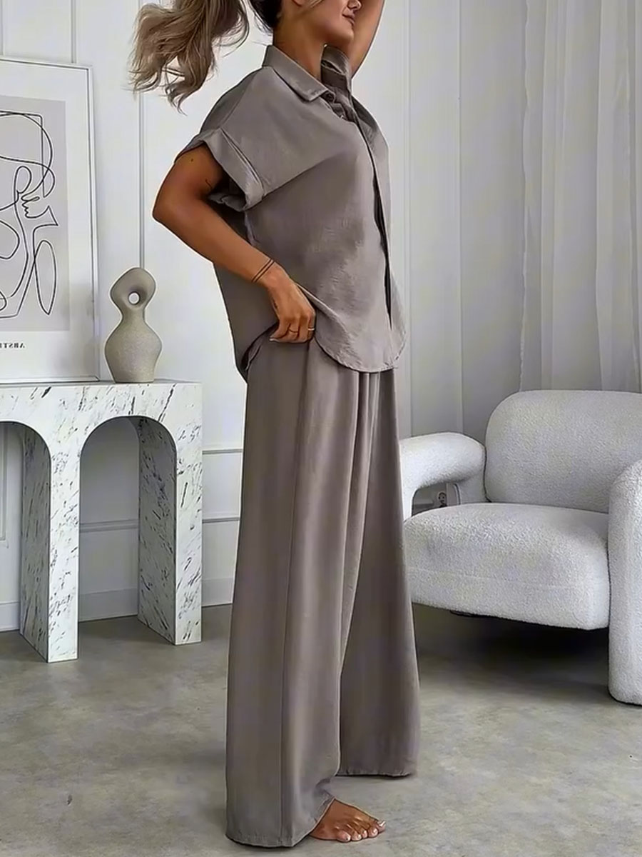 Women's Lapel Loose and Comfortable Casual Suit