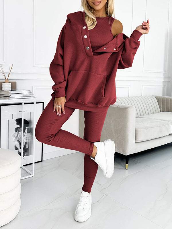 Women Casual and Comfortable Sweatshirt Suit