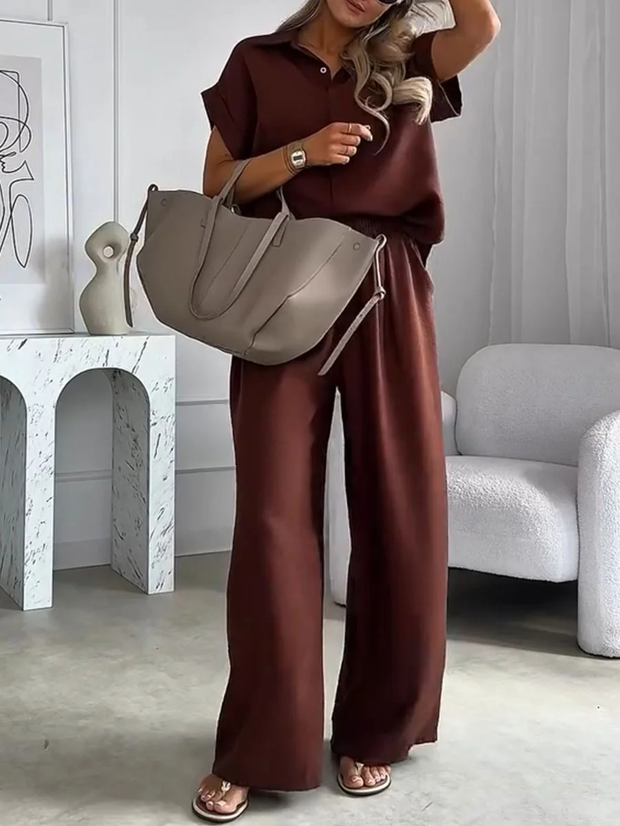 Women's Lapel Loose and Comfortable Casual Suit